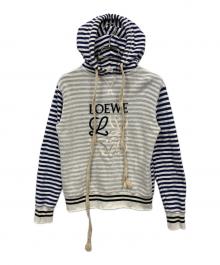 LOEWE（ロエベ）の古着「パーカー」｜ホワイト×ネイビー