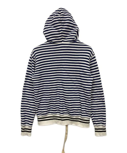 LOEWE（ロエベ）LOEWE (ロエベ) パーカー ホワイト×ネイビー サイズ:Ｓの古着・服飾アイテム