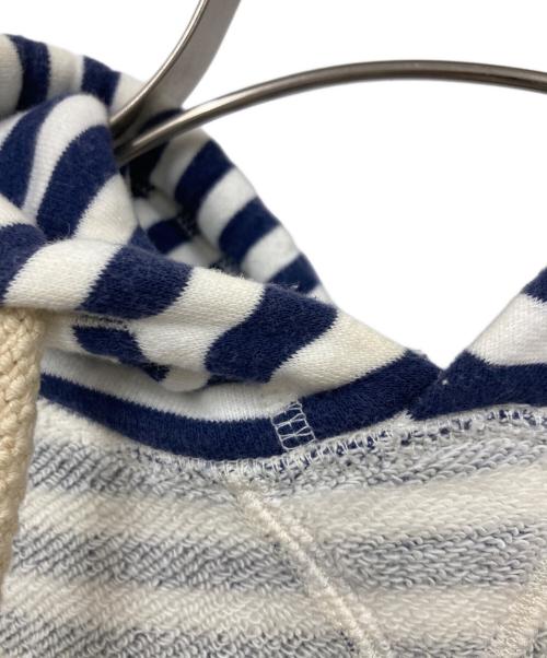 LOEWE（ロエベ）LOEWE (ロエベ) パーカー ホワイト×ネイビー サイズ:Ｓの古着・服飾アイテム