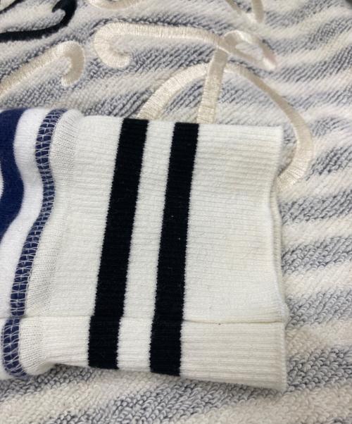 LOEWE（ロエベ）LOEWE (ロエベ) パーカー ホワイト×ネイビー サイズ:Ｓの古着・服飾アイテム