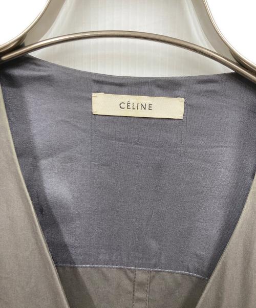 CELINE（セリーヌ）CELINE (セリーヌ) 半袖ワンピース ブラウン サイズ:34の古着・服飾アイテム