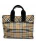 BURBERRY BLUE LABEL（バーバリー ブルー レーベル）の古着「ハンドバッグ」｜ベージュ