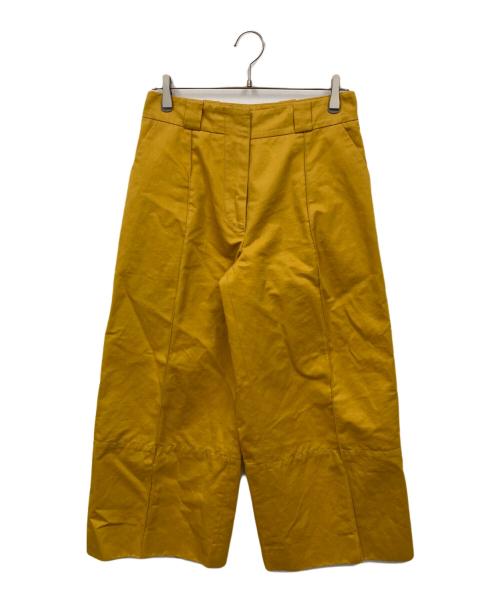 MARNI（マルニ）MARNI (マルニ) クロップドワイドパンツ イエロー サイズ:38の古着・服飾アイテム