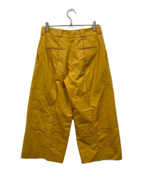 MARNI（マルニ）MARNI (マルニ) クロップドワイドパンツ イエロー サイズ:38の古着・服飾アイテム