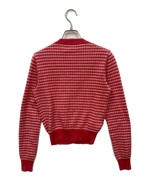 MARNI（マルニ）MARNI (マルニ) ジャガード編み カーディガン ピンク サイズ:38の古着・服飾アイテム
