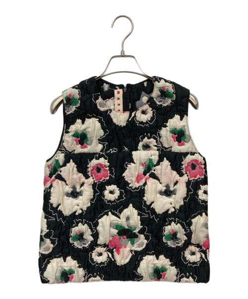 MARNI（マルニ）MARNI (マルニ) ノースリーブブラウス ブラック サイズ:38の古着・服飾アイテム