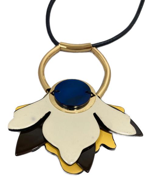 MARNI（マルニ）MARNI (マルニ) フラワーペンダント ネイビーの古着・服飾アイテム