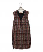 MARNIマルニ）の古着「ノースリーブワンピース」｜レッド
