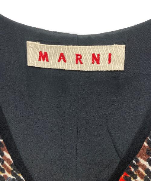 MARNI（マルニ）MARNI (マルニ) ノースリーブワンピース レッド サイズ:38の古着・服飾アイテム