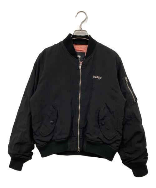 stussy（ステューシー）stussy (ステューシー) ブルゾン ブラック サイズ:Mの古着・服飾アイテム