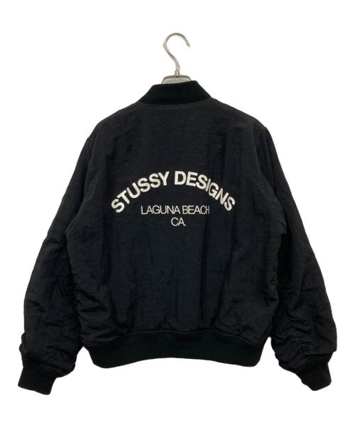 stussy（ステューシー）stussy (ステューシー) ブルゾン ブラック サイズ:Mの古着・服飾アイテム