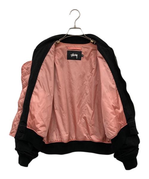 stussy（ステューシー）stussy (ステューシー) ブルゾン ブラック サイズ:Mの古着・服飾アイテム