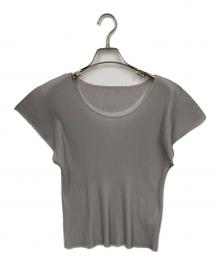 PLEATS PLEASE（プリーツプリーズ）の古着「Tシャツ」｜グレー