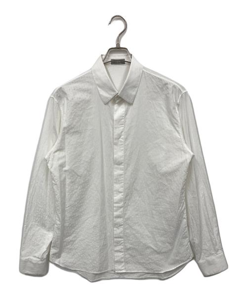 Dior（ディオール）Dior (ディオール) オブリークコットンジャカードシャツ ホワイト サイズ:41の古着・服飾アイテム