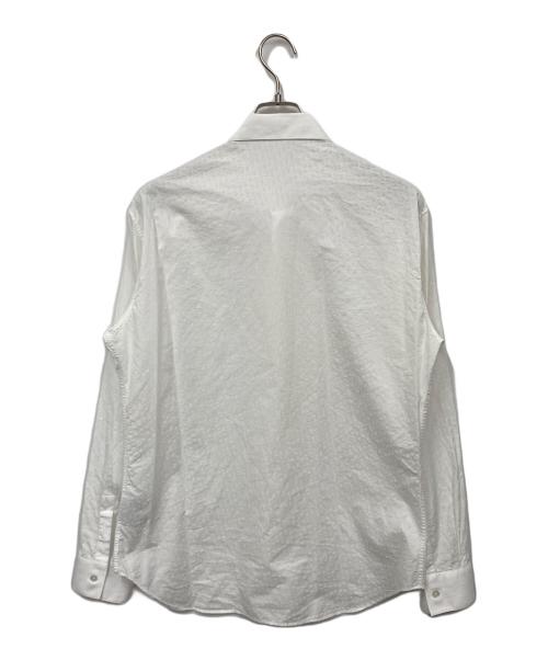 Dior（ディオール）Dior (ディオール) オブリークコットンジャカードシャツ ホワイト サイズ:41の古着・服飾アイテム