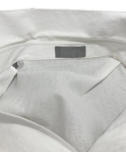 Dior（ディオール）Dior (ディオール) オブリークコットンジャカードシャツ ホワイト サイズ:41の古着・服飾アイテム