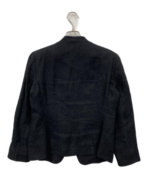 WEEKEND Max Mara（ウィークエンド マックスマーラ）WEEKEND Max Mara (ウィークエンド マックスマーラ) リネンジャケット ブラック サイズ:Lの古着・服飾アイテム