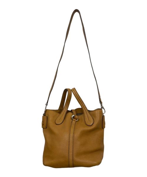 TOD'S（トッズ）TOD'S (トッズ) 2WAYバッグ ベージュの古着・服飾アイテム