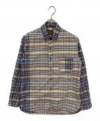 WareHouse John Gluckowウエアハウスジョン・グラッコー）の古着「チェックシャツ」｜ネイビー