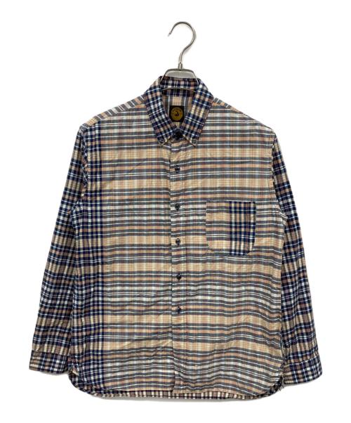 WareHouse John Gluckow（ウエアハウスジョン・グラッコー）WareHouse John Gluckow (ウエアハウスジョン・グラッコー) チェックシャツ ネイビー サイズ:38の古着・服飾アイテム