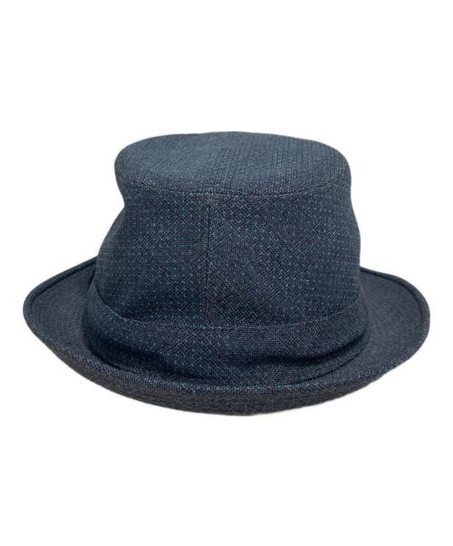 HERMES（エルメス）HERMES (エルメス) Ｈロゴ入りハット ネイビー サイズ:58の古着・服飾アイテム