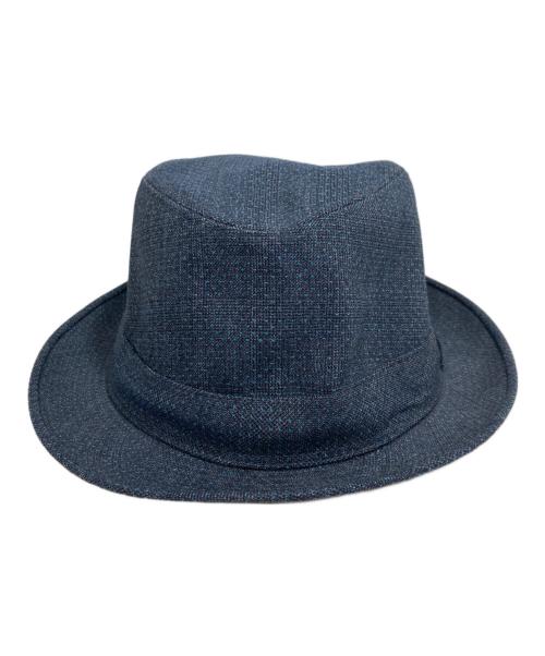 HERMES（エルメス）HERMES (エルメス) Ｈロゴ入りハット ネイビー サイズ:58の古着・服飾アイテム