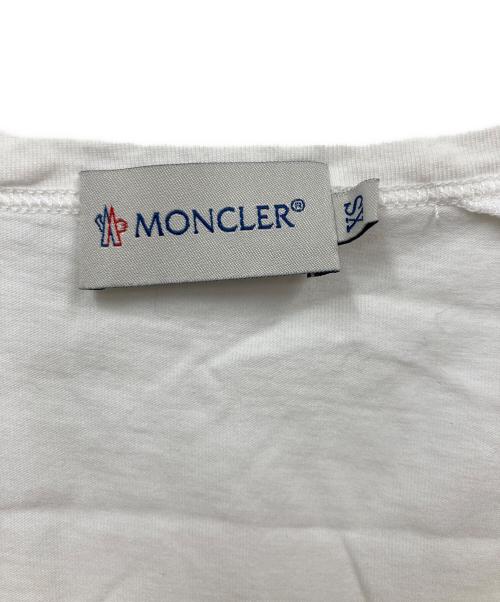MONCLER（モンクレール）MONCLER (モンクレール) ノースリーブカットソー ホワイト サイズ:XSの古着・服飾アイテム