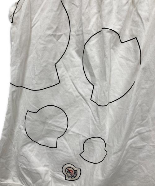 MONCLER（モンクレール）MONCLER (モンクレール) ノースリーブカットソー ホワイト サイズ:XSの古着・服飾アイテム