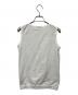 MONCLER (モンクレール) ノースリーブカットソー ホワイト サイズ:XS：8000円