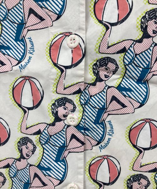 maison kitsune（メゾンキツネ）maison kitsune (メゾンキツネ) アロハシャツ マルチカラー サイズ:XSの古着・服飾アイテム