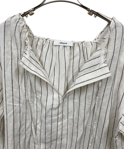 ebure（エブール）EBURE (エブール) リネンワンピース ホワイト サイズ:Sの古着・服飾アイテム