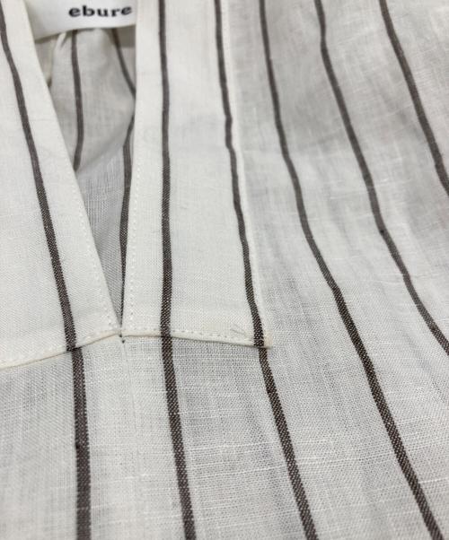 ebure（エブール）EBURE (エブール) リネンワンピース ホワイト サイズ:Sの古着・服飾アイテム