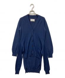 Maison Margiela（メゾンマルジェラ）の古着「ドッキングカーディガン」｜ブルー