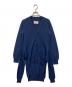 Maison Margiela（メゾンマルジェラ）の古着「ドッキングカーディガン」｜ブルー