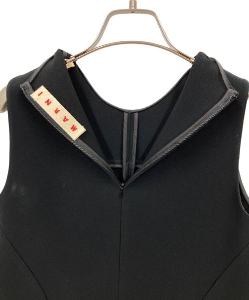 MARNI（マルニ）MARNI (マルニ) ノースリーブワンピース ブラック サイズ:38の古着・服飾アイテム