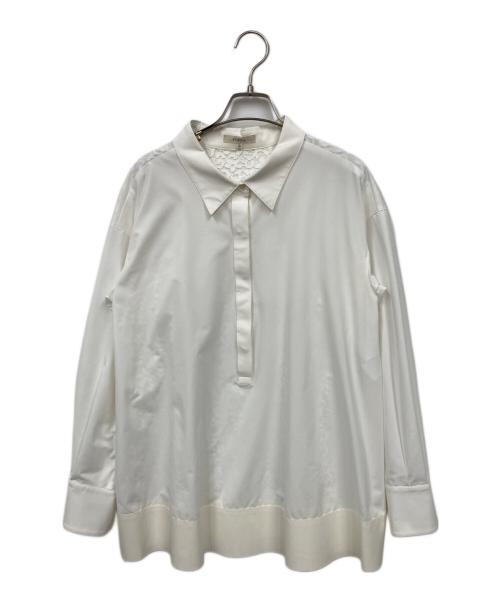 EPOCA（エポカ）EPOCA (エポカ) レース切替ブラウス ホワイト サイズ:40の古着・服飾アイテム
