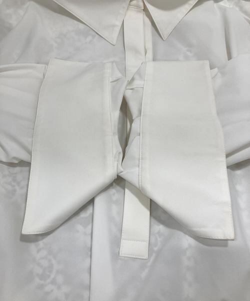 EPOCA（エポカ）EPOCA (エポカ) レース切替ブラウス ホワイト サイズ:40の古着・服飾アイテム