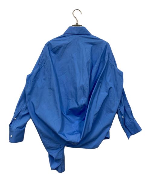 ANREALAGE（アンリアレイジ）ANREALAGE (アンリアレイジ) BALL SHIRT ブルー サイズ:38の古着・服飾アイテム