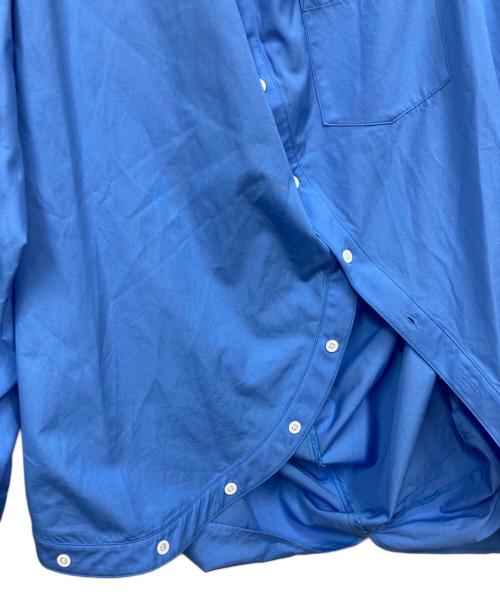 ANREALAGE（アンリアレイジ）ANREALAGE (アンリアレイジ) BALL SHIRT ブルー サイズ:38の古着・服飾アイテム