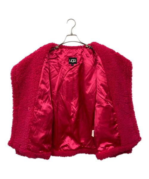 UGG（アグ）UGG (アグ) Gertrude Short Teddy Coat レッド サイズ:Sの古着・服飾アイテム