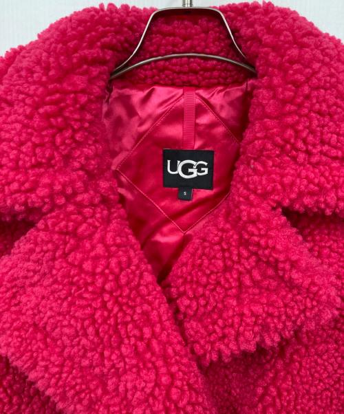 UGG（アグ）UGG (アグ) Gertrude Short Teddy Coat レッド サイズ:Sの古着・服飾アイテム