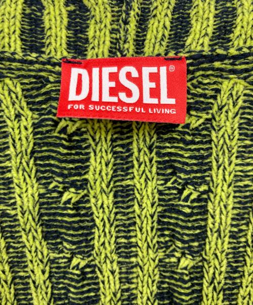 DIESEL（ディーゼル）DIESEL (ディーゼル) M-Panagia カーディガン イエロー サイズ:XSの古着・服飾アイテム