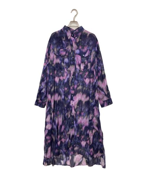 MARANT ETOILE（マランエトワール）MARANT ETOILE (マランエトワール) シャツワンピース パープル サイズ:36 未使用品の古着・服飾アイテム