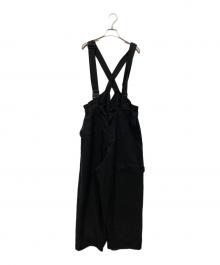Y-3（ワイスリー）の古着「SUSPENDER PANT」｜ブラック