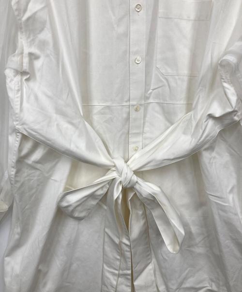 HYKE（ハイク）HYKE (ハイク) BIOTOP (ビオトープ) 長袖ワンピース ホワイト サイズ:2の古着・服飾アイテム
