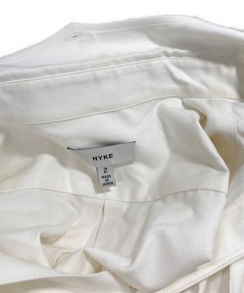 HYKE（ハイク）HYKE (ハイク) BIOTOP (ビオトープ) 長袖ワンピース ホワイト サイズ:2の古着・服飾アイテム