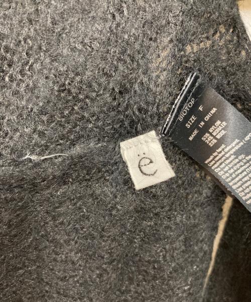 e BIOTOP（ビオトープ）e BIOTOP (ビオトープ) モヘア混ニット ブラック サイズ:Fの古着・服飾アイテム