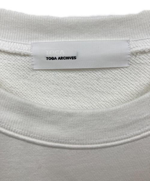 TOGA ARCHIVES（トーガアーカイブス）TOGA ARCHIVES (トーガアーカイブス) スウェット ホワイト サイズ:Lの古着・服飾アイテム