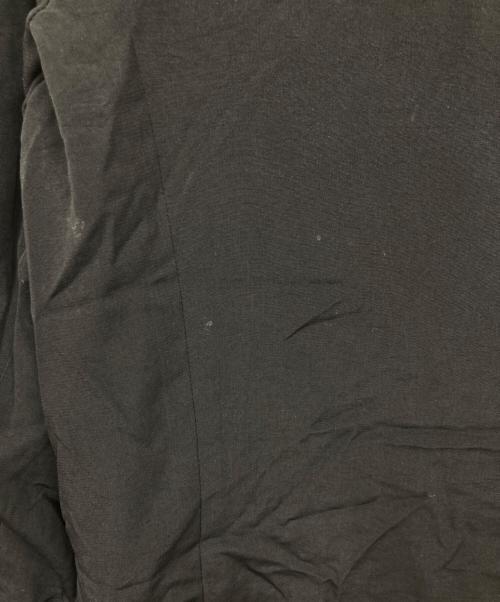 GROUND Y（グラウンドワイ）GROUND Y (グラウンドワイ) POLYESTER CREPE de CHINE DOUBLE JACKET ブラック サイズ:Sの古着・服飾アイテム