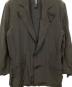 中古・古着 GROUND Y (グラウンドワイ) POLYESTER CREPE de CHINE DOUBLE JACKET ブラック サイズ:S：10000円